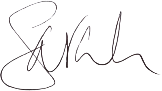Sarah's signature